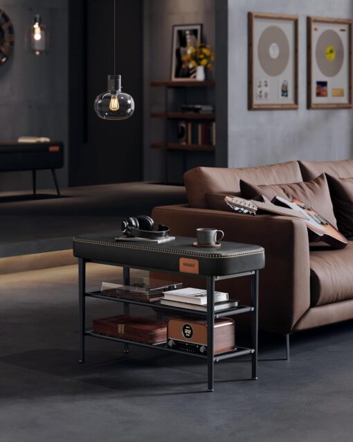 Sapateira Banco 80x30x50 cm Preto