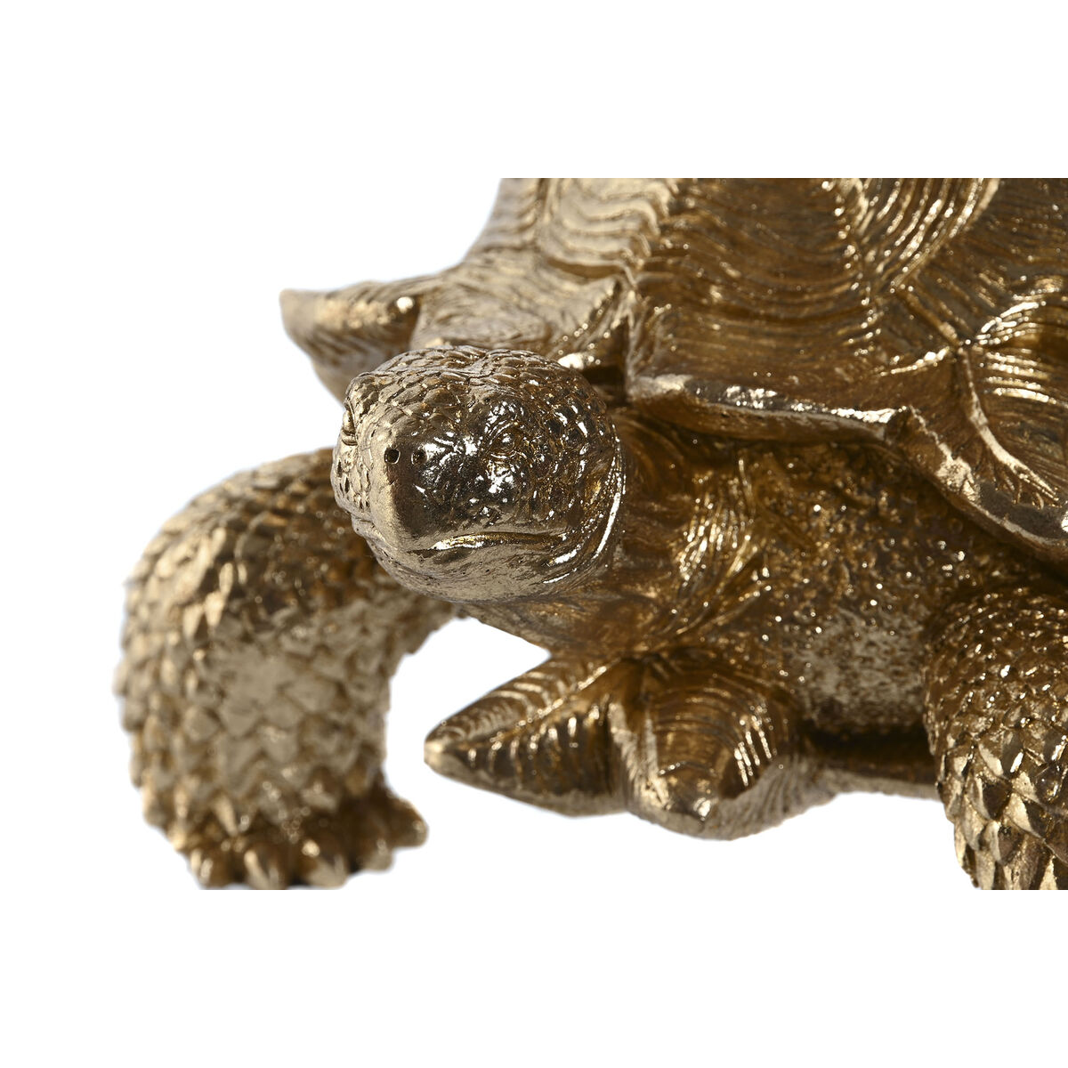 Balde de Gelo Home ESPRIT Dourado Resina Tropical 33 x 22 x 34,5 cm - Image 4