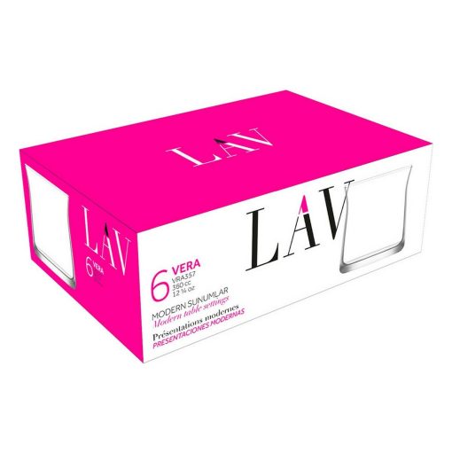 Conjunto de Copos LAV Vera 360 ml 6 Peças (8 Unidades) - Image 2