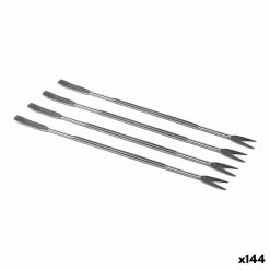 Espetos para Marisco Aço inoxidável Prateado (4 pcs)