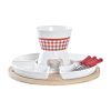 Fondue DKD Home Decor Vermelho 26