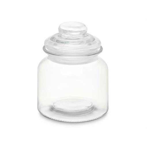 Frasco Transparente Vidro 600 ml (12 Unidades) Com tampa - Image 2