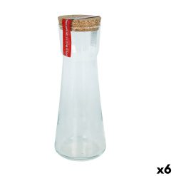 Garrafa de Vidro Royal Leerdam Balice Cortiça 1L (6 Unidades)