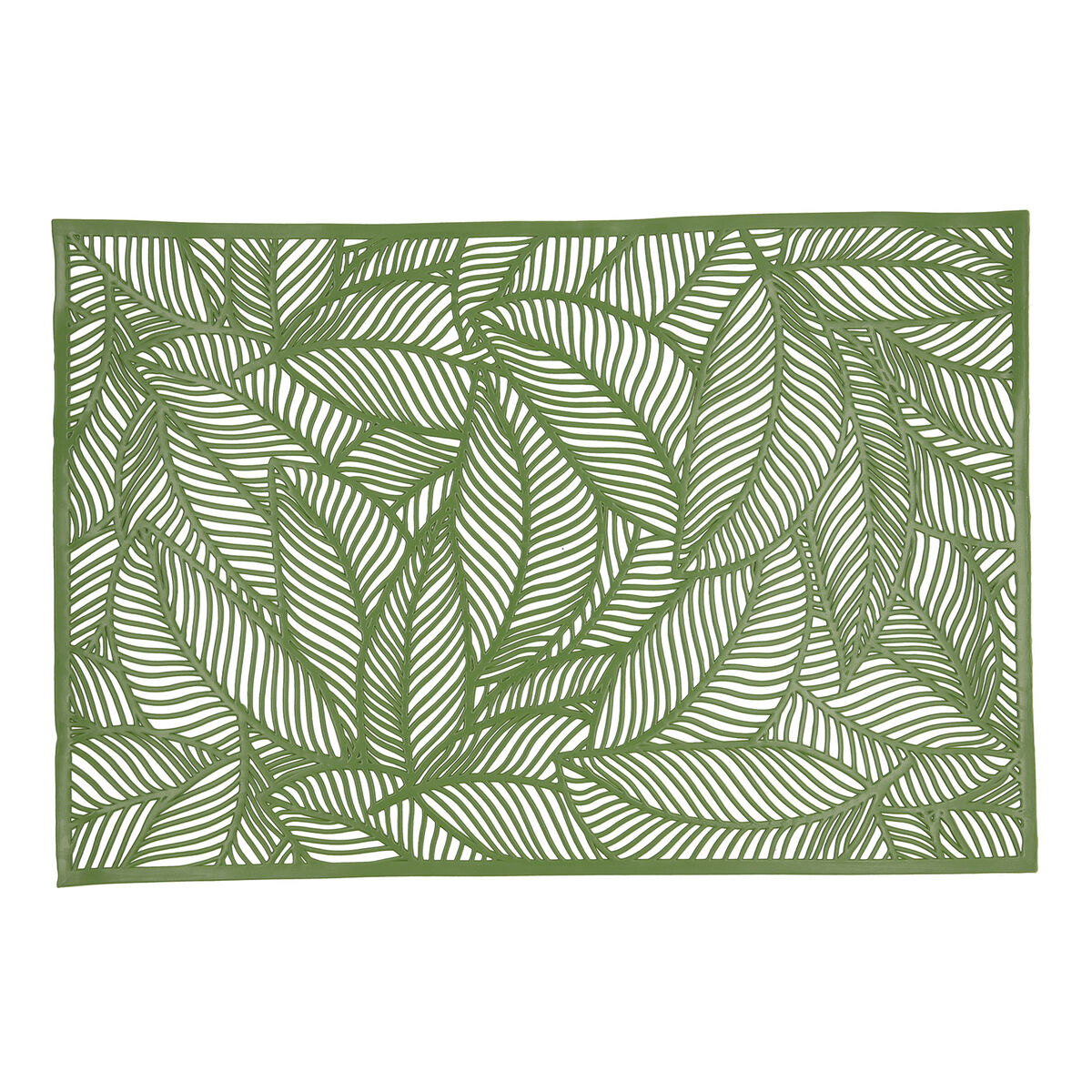 Individuais Quid Habitat Folhas Verde 30 x 45 cm (Pack 12x)
