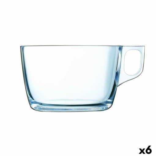 Kop Luminarc Nuevo Grande Transparente Vidro (500 ml) (6 Unidades)