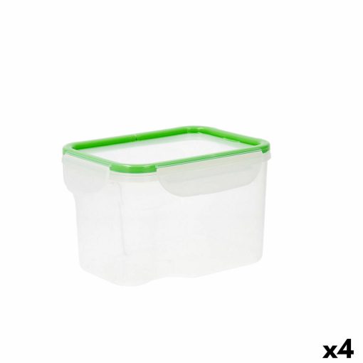 8 L Transparente Plástico (Pack 4x)