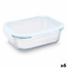Lancheira Transparente Silicone Vidro de Borosilicato 2