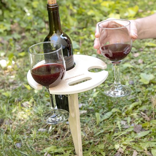 Mesa de Vinho para o Exterior Dobrável e Portátil Winnek InnovaGoods