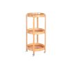 Organizador Multiusos DKD Home Decor Bambu Aço inoxidável 43