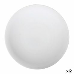 Prato de Jantar La Mediterránea Marina Porcelana Branco (12 Unidades) (Ø 25 cm)