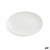 Recipiente de Cozinha Ariane Vital Coupe Oval Cerâmica Branco (Ø 26 cm) (12 Unidades)