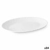 Recipiente de Cozinha Branco Vidro 25 x 2 x 19 cm (24 Unidades)