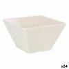 Taça para Aperitivos La Mediterránea Melamina Branco Brilho 13 x 13 x 7 cm (24 Unidades)