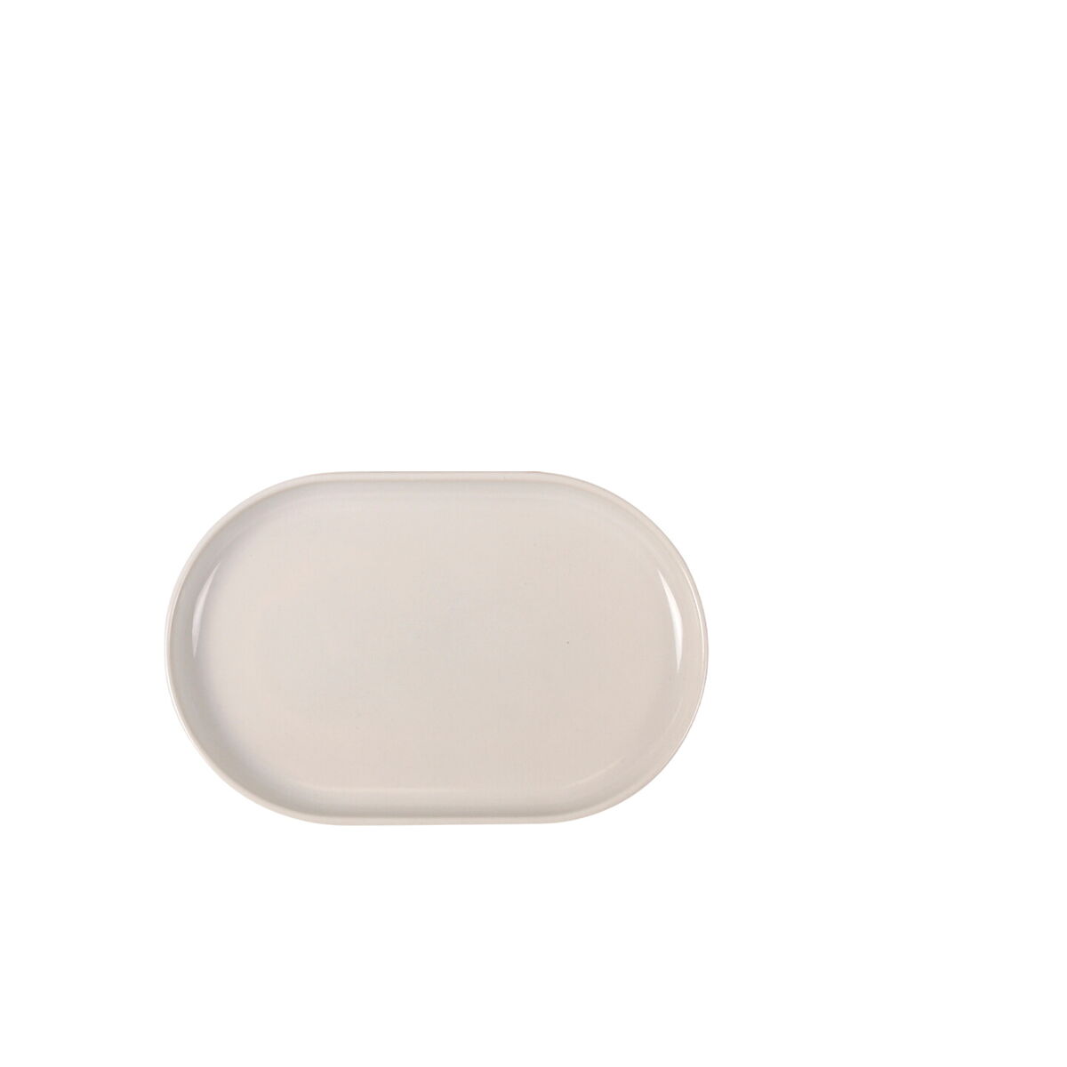 bandeja de aperitivos La Mediterránea Ivory Oval 20 x 13 x 2 cm (24 Unidades) - Image 2
