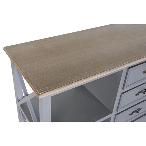 Aparador 132 x 40 x 84.5 cm 132 x 40 x 84,5 cm Natural Cinzento Madeira de paulónia Madeira MDF - Image 3