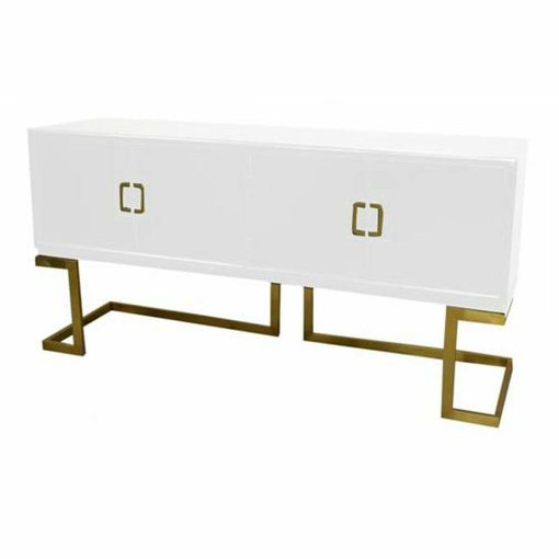 Aparador Branco Metal Choupo (178 x 50 x 90 cm)