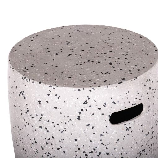 Banqueta Terrazzo Branco 40 x 40 x 45 cm - Image 2