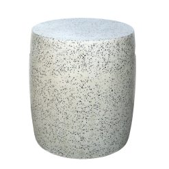 Banqueta Terrazzo Preto 40 x 40 x 45 cm