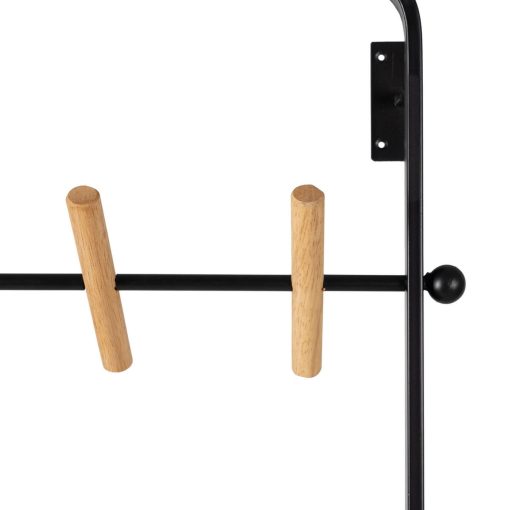 Bengaleiro Preto Ferro 45 x 7 x 150 cm - Image 3