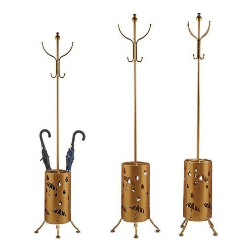 Bengaleiro Suporte de guarda-chuva Dourado Metal (44 x 185 x 44 cm) - Image 2