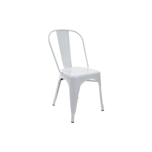 Cadeira Branco Metal 53 x 45 x 85 cm