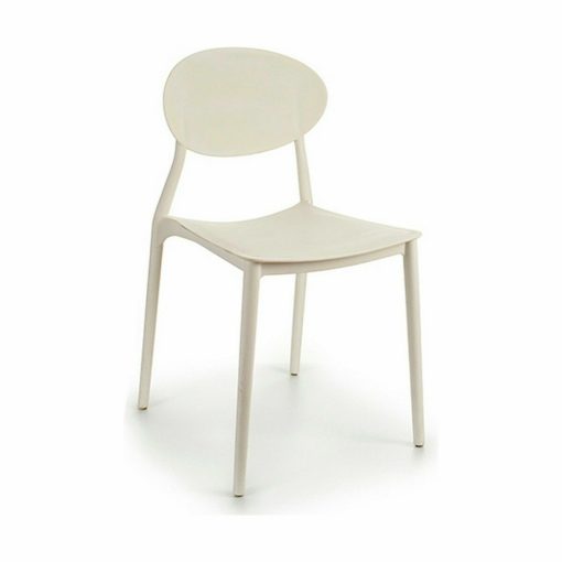 Cadeira de Sala de Jantar Branco Plástico 41 x 81 x 49 cm (4 Unidades) - Image 2