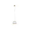 Candeeiro de teto Branco Castanho Natural Bambu 50 W 30 x 30 x 20 cm