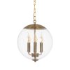 Candeeiro de teto Dourado Cristal Ferro 220-240 V 30 x 30 x 30 cm