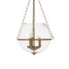 Candeeiro de teto Dourado Cristal Ferro 220-240 V 35 x 35 x 70 cm