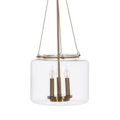 Candeeiro de teto Dourado Cristal Ferro 220-240 V 35 x 35 x 72 cm