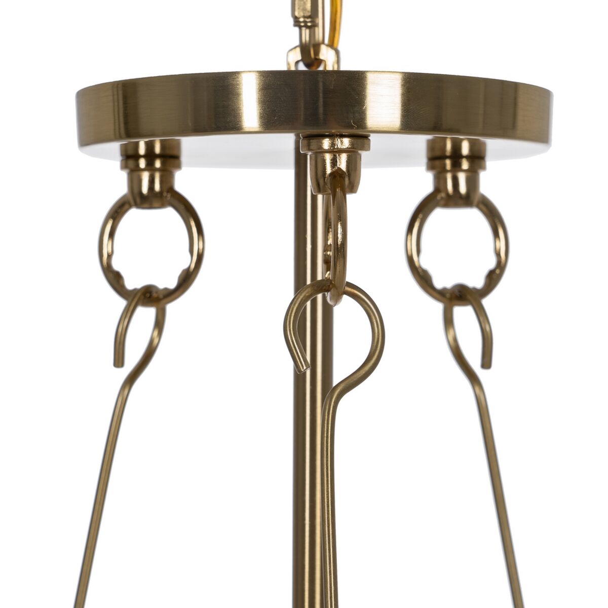 Candeeiro de teto Dourado Cristal Ferro 220-240 V 35 x 35 x 72 cm - Image 4