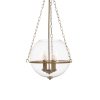 Candeeiro de teto Dourado Cristal Ferro 220-240 V 40 x 40 x 80 cm