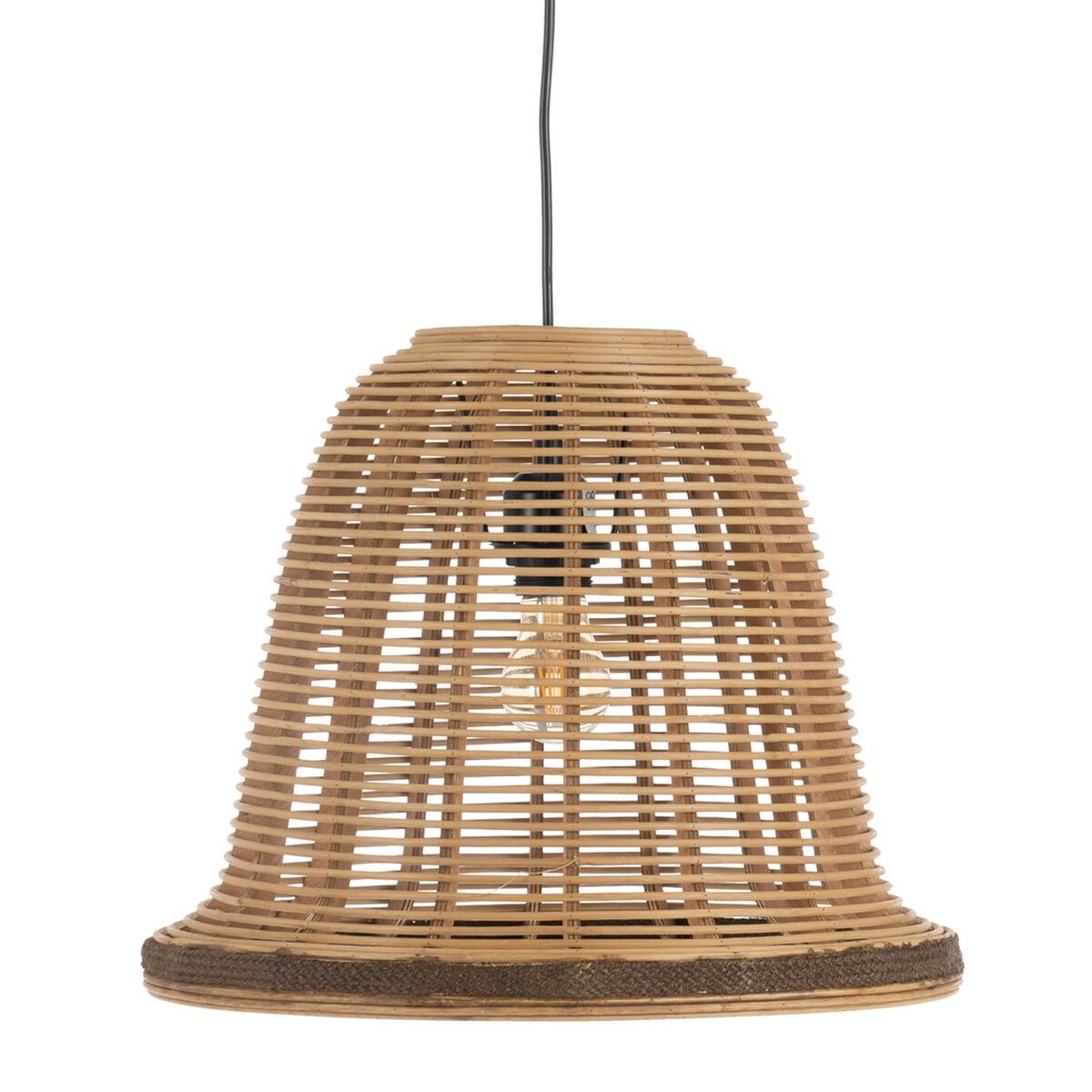 Candeeiro de teto Natural Bambu 220-240 V 41 x 41 x 33 cm (2 Unidades) - Image 3