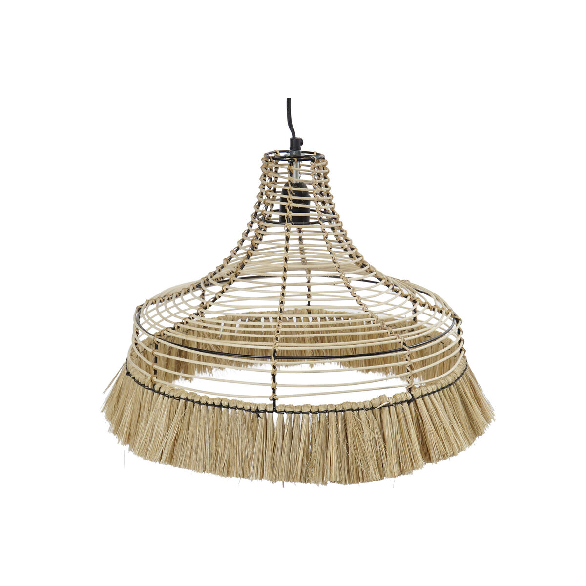 Candeeiro de teto Natural Metal 40 W Jute (45 x 45 x 36 cm)