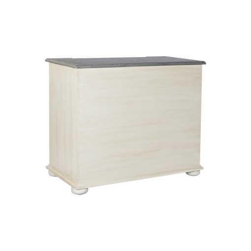 Cómoda 100 x 50 x 83,5 cm Cinzento Bege Cinzento escuro Madeira de mangueira Madeira MDF - Image 5