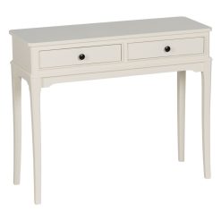 Consola Branco madeira de pinho Madeira MDF 90 x 33 x 75 cm