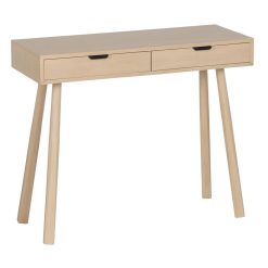 Consola Natural madeira de pinho Madeira MDF 90 x 35 x 75 cm