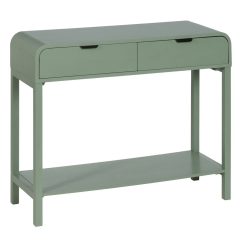 Consola Verde madeira de pinho Madeira MDF 90 x 32 x 75 cm