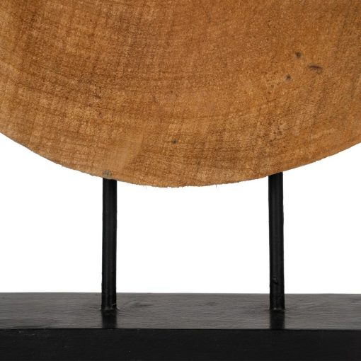 Escultura Bege Madeira de mangueira 38 x 8 x 52 cm - Image 6