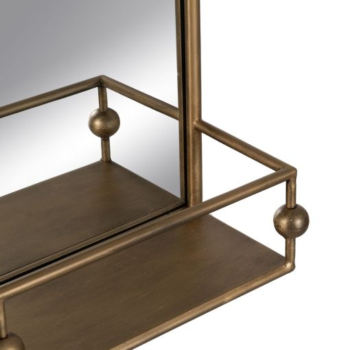 Espelho de parede Dourado Cristal Ferro 54 x 16,5 x 51 cm - Image 6