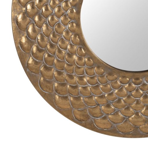Espelho de parede Dourado Cristal Ferro 81 x 3 x 81 cm - Image 3