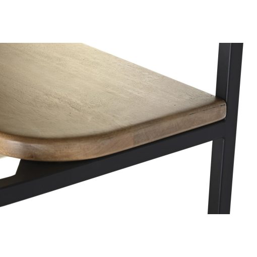 Estantes Preto Natural Metal Madeira de mangueira 150 x 40 x 181 cm - Image 3