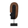 Figura Decorativa Castanho Máscara 17