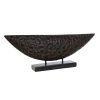 Figura Decorativa Castanho Preto Colonial 66 x 8 x 23 cm