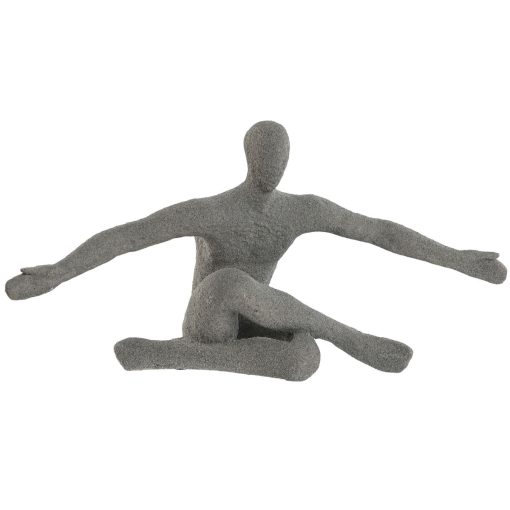 Figura Decorativa Cinzento 57 x 19