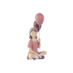 Figura Decorativa Cor de Rosa Malva chica 10