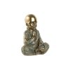 Figura Decorativa Dourado Monge Oriental 17 x 13