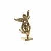 Figura Decorativa Dourado Resina (32.5 x 18.5 x 52.5 cm)