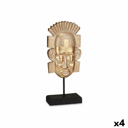 Figura Decorativa Índio Dourado 17