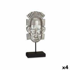 Figura Decorativa Índio Prateado 17